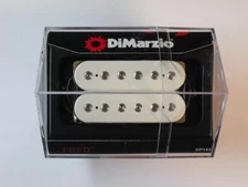 DiMarzio Regular Spaced Fred Humbucker White W/Chrome Poles DP 153
