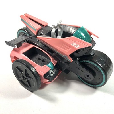 Paw Patrol The Mighty Movie Pink Liberty Vehicle w/Side Car No Figures Toy GC