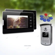 7inch Video Door Entry Phone Call System with Touch Panel Monitor for Apartment
