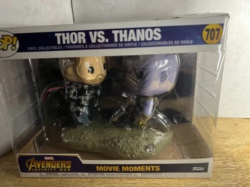 Funko POP! Marvel Avengers: Infinity War Thor vs Thanos #707 DAMAGED BOX