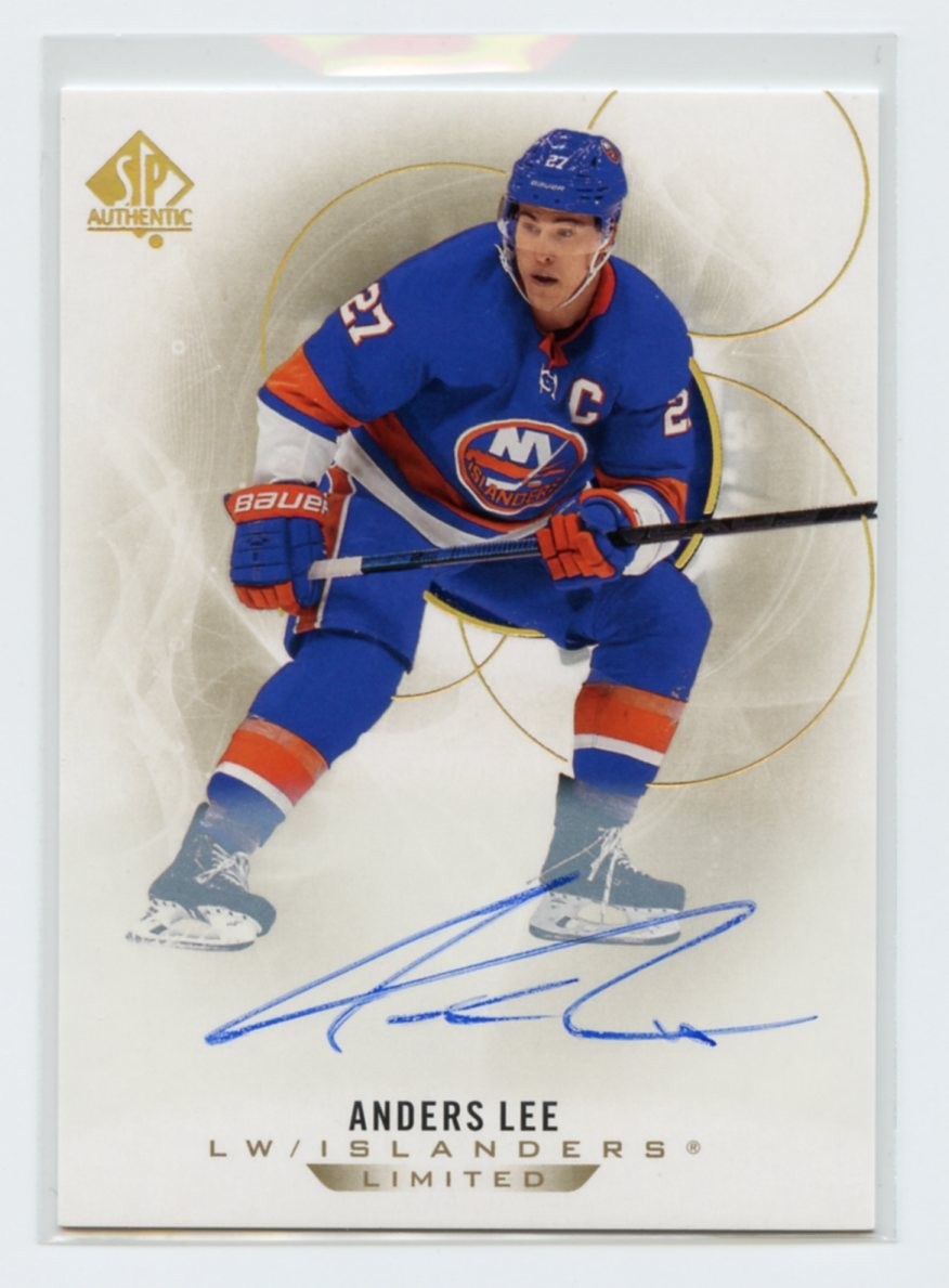 2020-21 SP Authentic Limited Autographs #93 Anders Lee