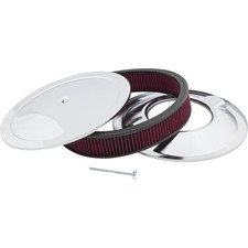 Black Steel 16 X 4 Dominator Air Cleaner Kit W Washable Filter Black Steel 16 X 4 Dominator Air Cleaner Kit W Washable Filter