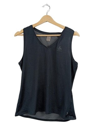 Odlo Damen Sport Tanktop Top Gr. 40/L Schwarz Funktionsshirt
