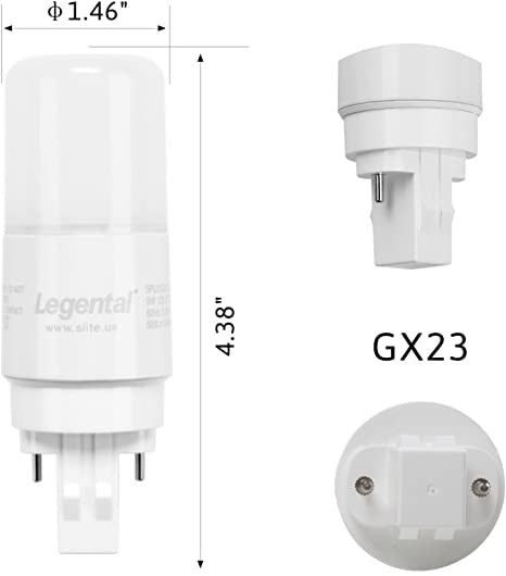 [Plug&amp;Play] Legental 5w(13w CFL Equivalent) LED Stick PL Bulb GX23-2 ...