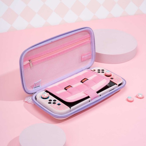 Sanrio Protective Case for Nintendo Switch/OLED Melody Flower Cover - Picture 17 of 30