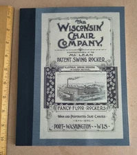 Wisconsin Chair Co (1892) CATALOG Platform Swing Rockers trade samples Furniture