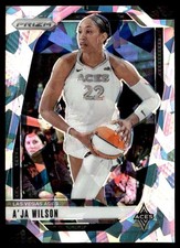 2024-25 Prizm Silver Ice Prizms WNBA A'ja Wilson Las Vegas Aces #86
