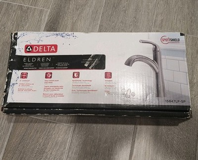 Delta Eldren Bathroom Faucet Brushed Nickel 15847lf-sp