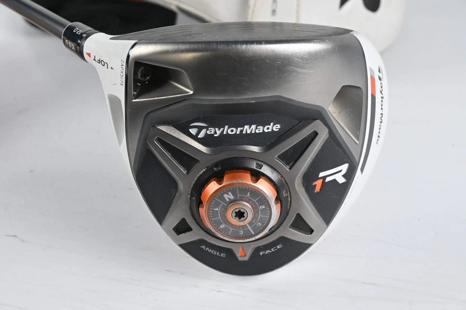 Left Hand Taylormade R1 Driver / 8-12 Degree / Stiff Flex Aldila RIP Phenom 55 - Image 2 of 4