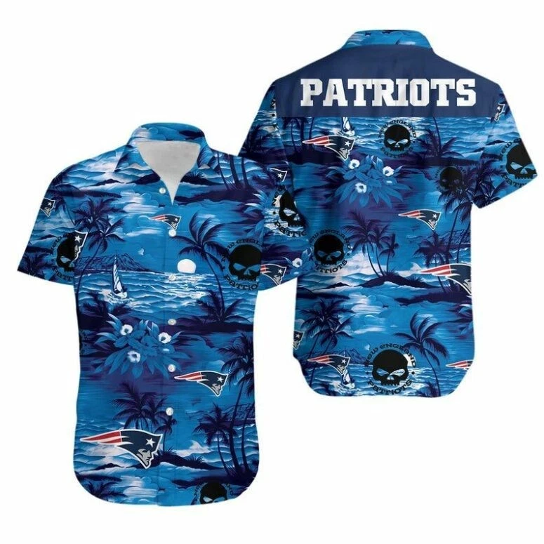 Command Attention With New England Football Hawaiian Shirt Unisex, Gift for Fan
