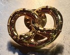 NEW Gold Colored Pretzel Twisted Lapel Pin — photo 2