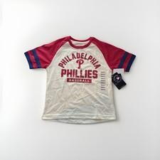 New Era Youth Philadelphia Phillies Baseball Tee- Size Medium 8- New With Tags