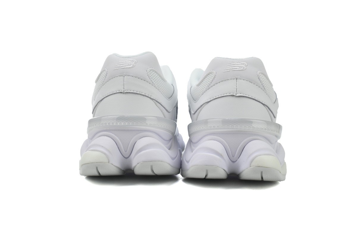 U9060NRJ New Balance 9060 'Triple White' Men Size Fast quick Shipping image 4