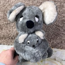 Vintage Atlanta Novelty Gerber Mommy with Baby Mouse Stuffed Animal Plush