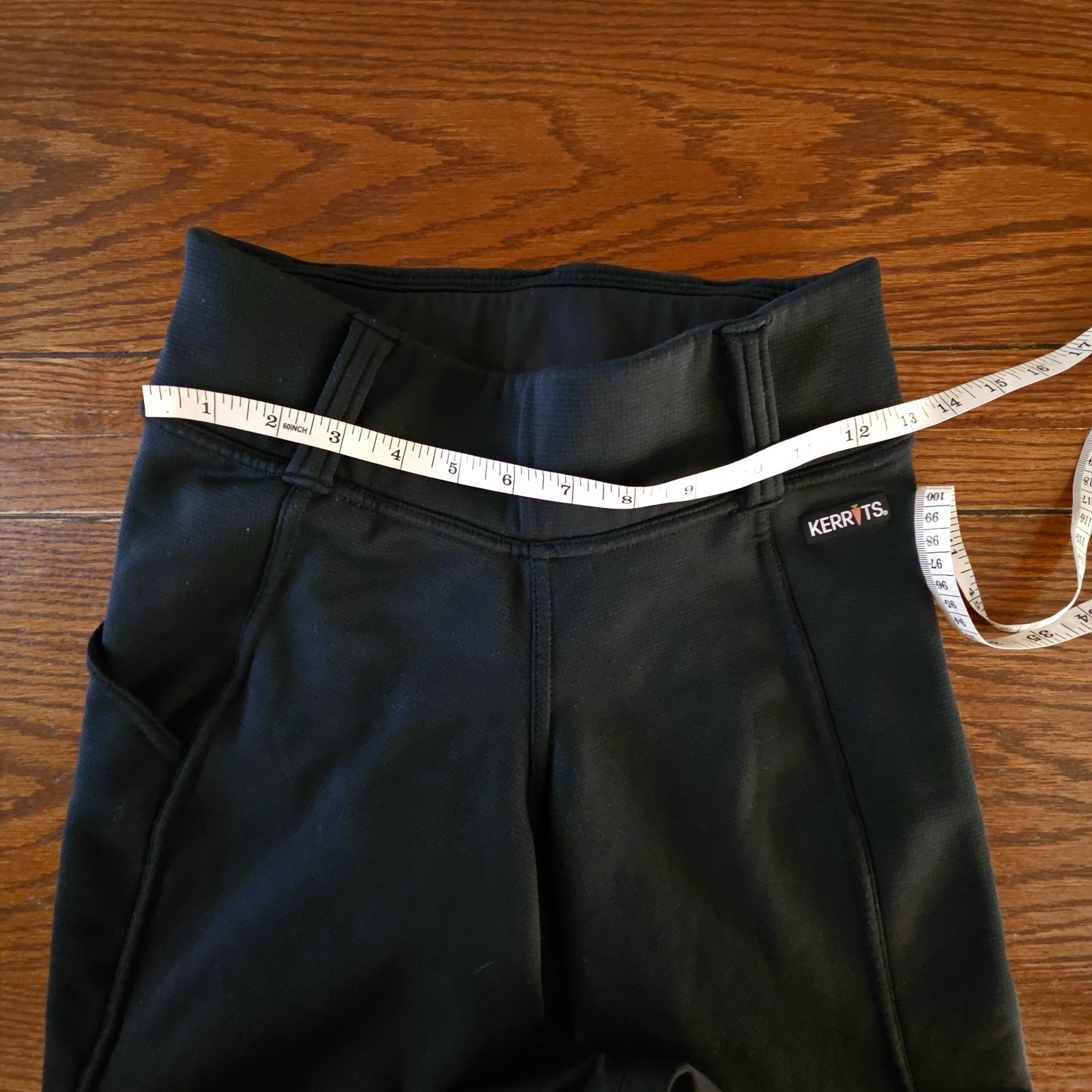 Kerrits Equestrian Breeches Pants Women's S Black Reinforced Leg Stretch Legging