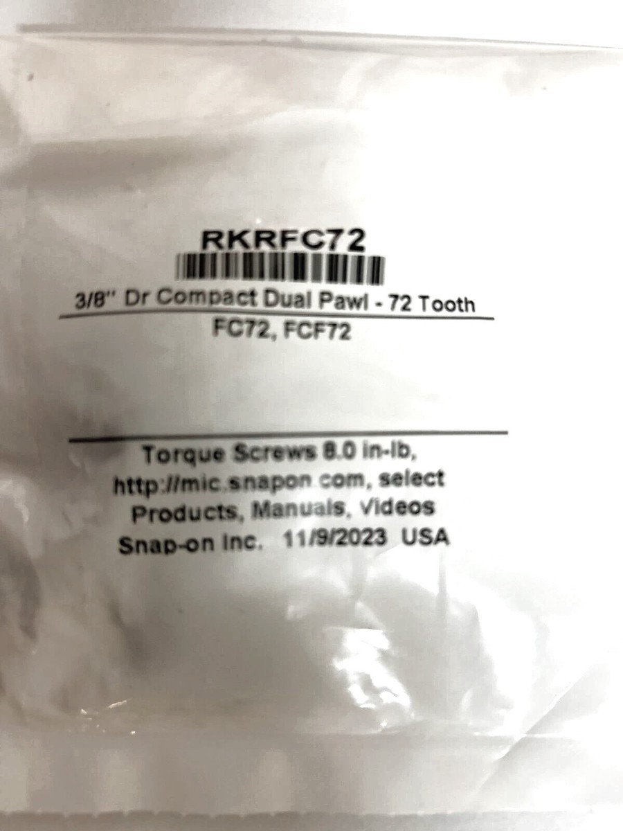 Snap-on Ratchet Repair Kit 3/8