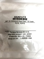 New Snap-on 38 Drive 72 Tooth Ratchet Repair Kit Parts Rkrfc72 Fc72 Fcf72