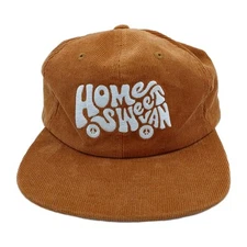 Trek Light Gear Home Sweet Van Corduroy Hat Cap Flat Brim Snapback