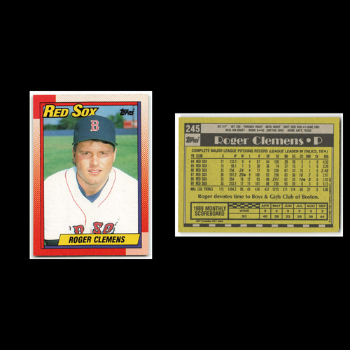 Roger Clemens Lot 9 Baseball Cards 1988 Donruss Baseballs Best Boston Red Sox NM - Picture 11 of 11