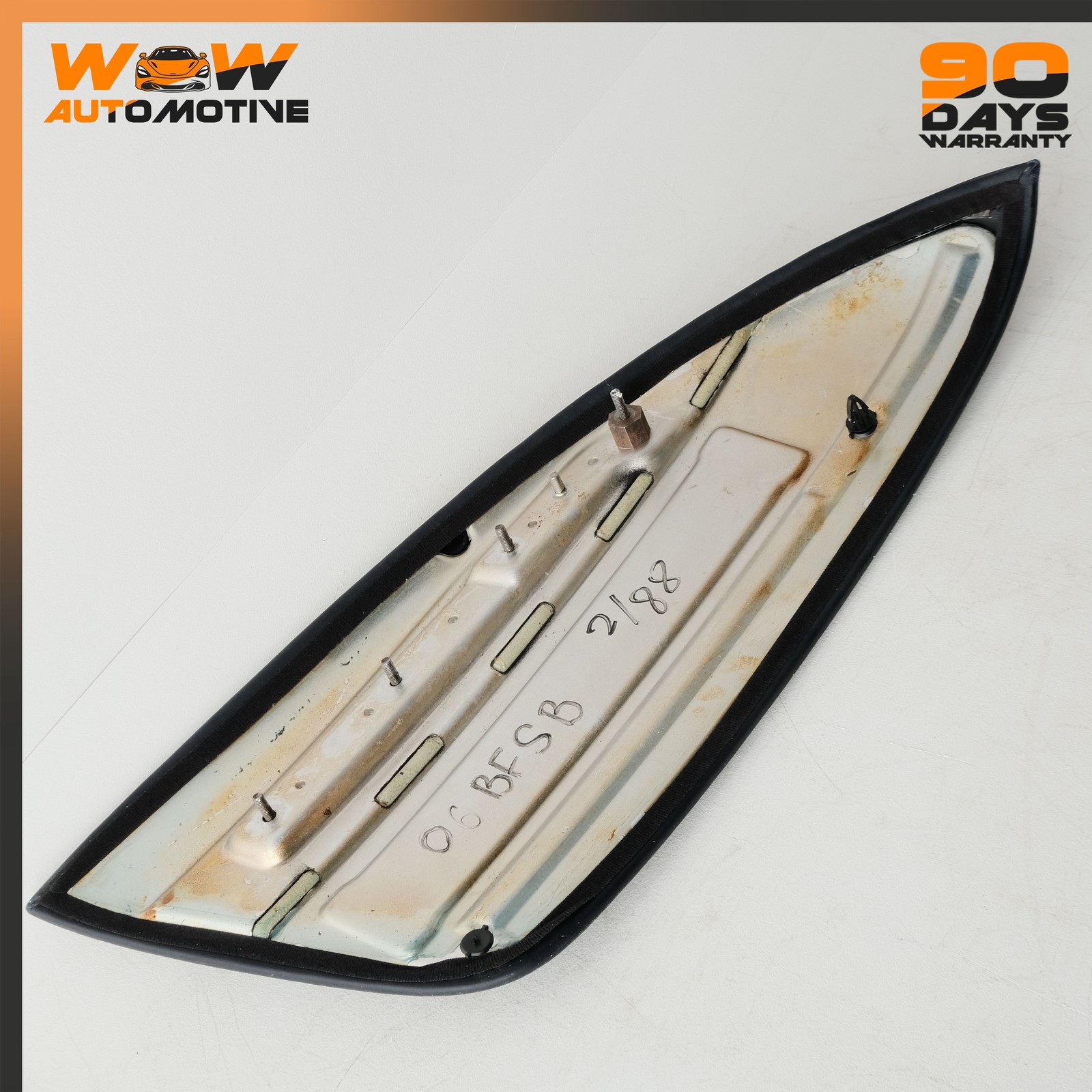 04-13 BENTLEY CONTINENTAL FLYING SPUR FRONT LEFT DASHBOARD TRIM COVER BLACK OEM