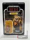 Vintage 1984 Kenner Star Wars Wicket W Warrick  ROTJ 77 Cardback AFA 75 Y-EX+/NM