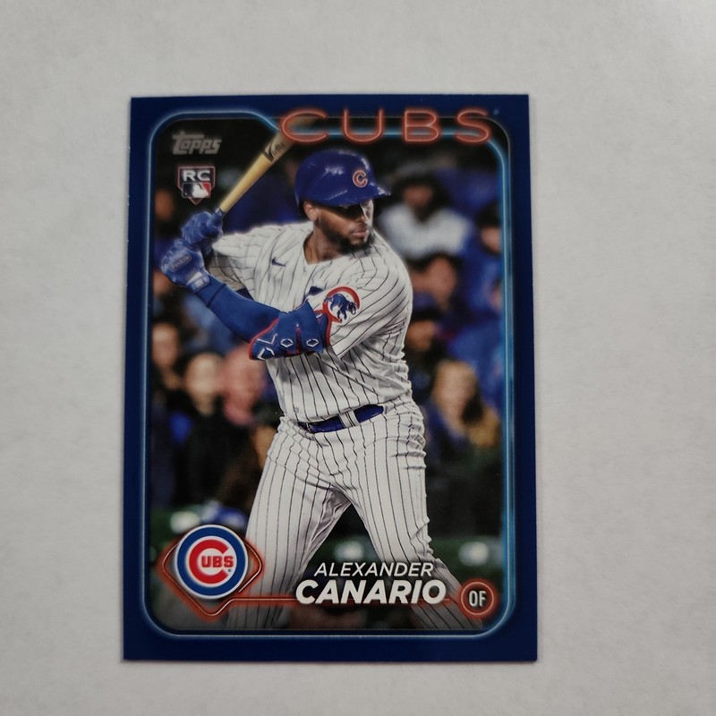 2024 Topps Series 2 - Alexander Canario #452 Royal Blue Rookie Card (RC)