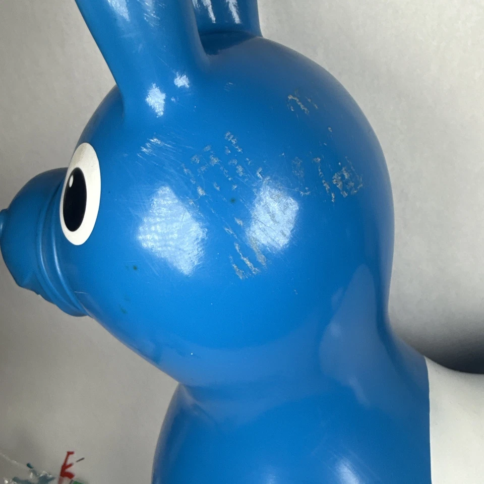 Rody Blue/ Yellow Inflatable Horse Ride On Ledraplastic Italy 1984 Kettler - Image 2 of 4