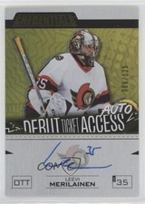 2023-24 Credentials Debut Ticket Access Yellow 6/125 Leevi Merilainen Auto 0ma5