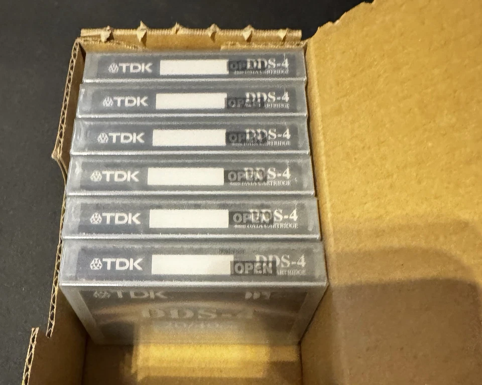 6 Stück TDK DC4-150s DDS4 20/40 GB Neu mit OVP-Karton - Bild 2 von 2