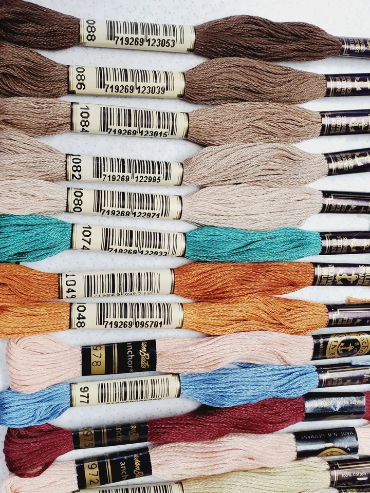 40 Anchor Embroidery Floss Lot of 40 Different Colors Full Skeins B - Image 4 of 4