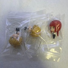 Chainsaw Man Capsule Figures Set Makima Denji 3 pcs, Used, 14