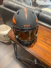John Elway Signed Denver Broncos F/S Eclipse Speed Helmet - Beckett W *Orange