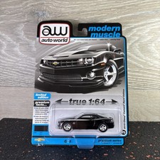 Auto World 1:64 scale 2010 Chevy Camaro Hurst Edition rel 4 ver B 3 black