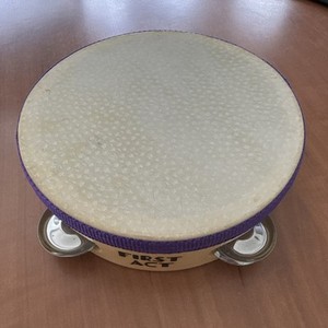 First Act-Children Tamborine ,Toy Educational Music Learn & play NICE!!