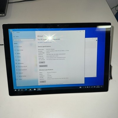 Microsoft Surface Pro 5  Wi-Fi Only 1796 i5-7300U/8GB/256GB Tablet BAD BATTERY
