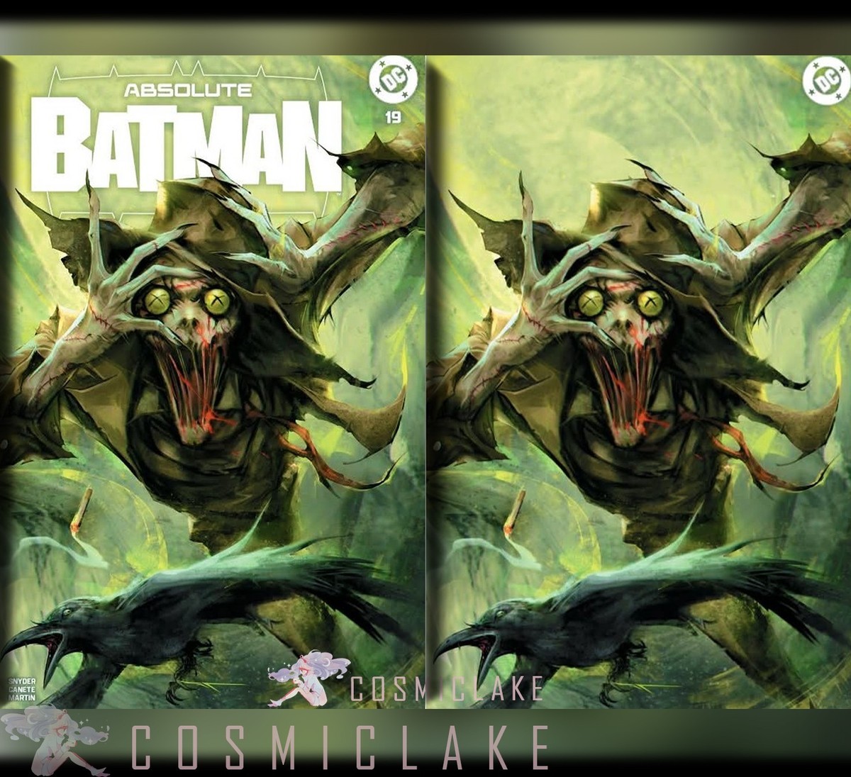 ABSOLUTE BATMAN #19 TAO SCARECROW FOIL VIRGIN VARIANT SET LTD 1K
