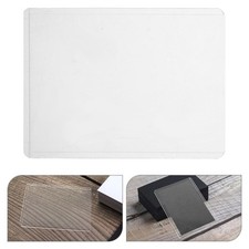 25 Pcs Badge Protector Card Hard Sleeves Greeting Holder Protectors