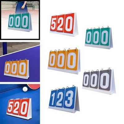 Score Keeper Scoreboard Flip Score Board Score für Badminton