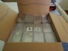 Clear Plastic Sports Card Storage Boxes-Over 120 ct.-Plus bonus of 50 card