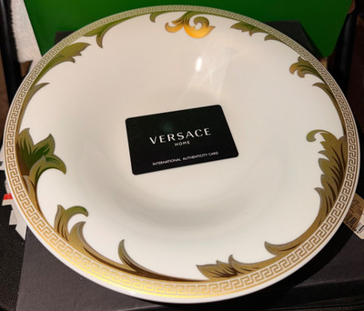 Versace Gold Bowl Fruit Pasta Soup Salad Plate Rosenthal Sale