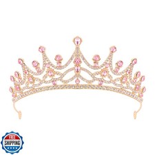 Vovii Tiaras for Women Princess Crown Headband Birthday Queen Rhinestone Shin