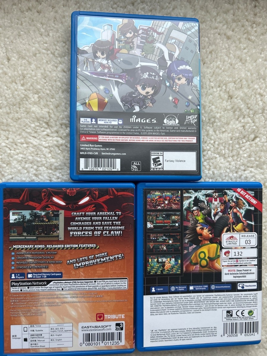 3 Beat 'Em Up PlayStation PS Vita Games Lot CIB -tested- | eBay