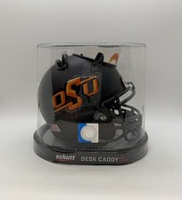 Oklahoma State Cowboys Alternate 3 Matte Black Schutt Mini Helmet Desk Caddy