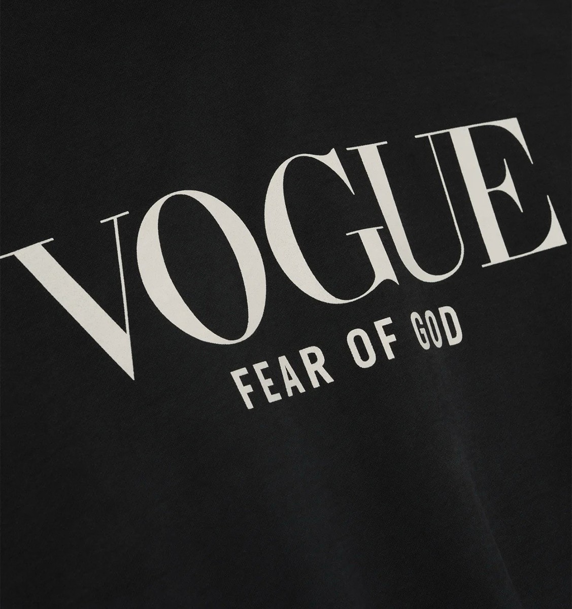 Fear of God Vogue Capsule Collection 2025 Black Hoodie Maxfield