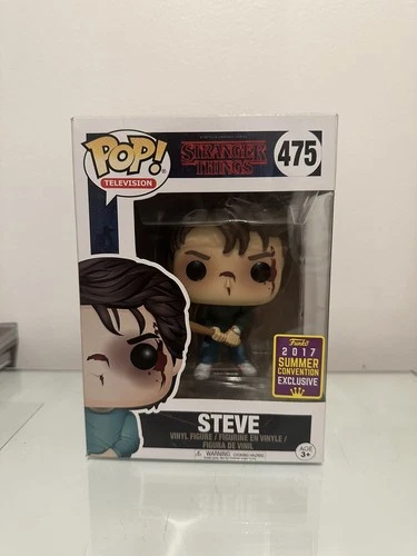 Funko Pop Stranger Things Steve Harrington w/Bat 475 SDCC/Convention Exclusive