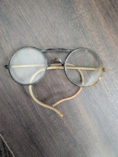 Early 1900s Motoring Safety Moto Glasses Spectacles Wire Rim Rat Rod Handmade