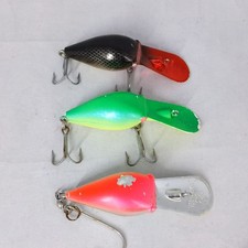 3 Variety Pack of Vintage Experienced Magnum S3 crankbaits with bib 4"