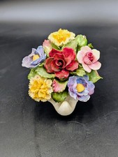 Lovely Small Capodimonte Flower Basket. See Description