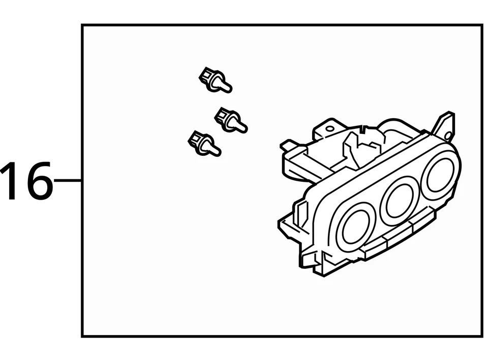 Control de temperatura manual de control principal compatible con 10-12 MAZDA CX-7 2646057 Foto 4 de 4