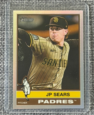 2025 Topps Heritage JP Sears Silver Chrome #647